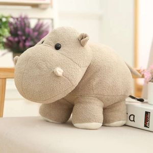 20/25 / 35 cm mignon Chubby Hippo Elephant Plux Toy Soft Plusies Kawaii Farmed Animal Doll Room Decor Kids Birthday