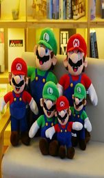 20/30/40 cm schattige loodgieter en Luigi Plush Toy Cartoon Game Cartoon Character Character Pop Doll Girl Home Decoration Children Christmas Gift3887013