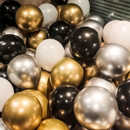 20 30 40 stuks 10 inch zilveren gouden confetti ballon metaal latex bruiloft decoraties baby shower verjaardagsfeestje decoratie ballonnen 231220