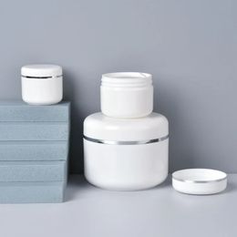 20/30/50/50/100/150/250G Ravulbare flessen Travel Face Cream Lotion Cosmetische container Wit Plastic Lege Makeup Jar Pot