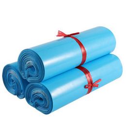 20 * 30 cm Blue Courier Poly Mailer Bags Plastic Post Mails Pouch Envelop Self Adhesive Seal Packet Sack Mail Bag