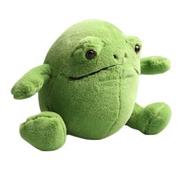 20/32 CM poupées en peluche douces Ricky Rain Frog jouets en peluche belle poupée de grenouille à corps rond jouets pour bébé peluche grenouille verte cadeau jouet pour enfants