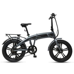 20 ''*4.0 Fat Tyre Electric Bike 48V/500W Elektrische vouwfiets met schijfremmen voor en achterbaan Legering