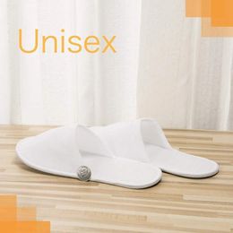 20/40/60 paires Spa Slippers for Home El Invités fermés Toe Bathroom Slippers jetables