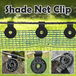 20 / 40pcs Clips de tissu de tissu en plastique Sun Shade Net Clip Garden Tools Greenhouse Shade Tip Fix Clamp Brommet Installation