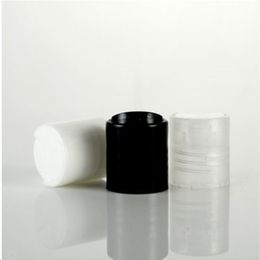 20/410 24/410 Zwart/Wit/Transparant Plastic Disc Top Cap, voor Cosmetische Fles (100 Stk/partij) Efemv