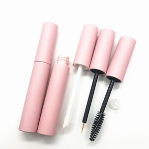 20/50 / 100 stks 10 ml roze lip glanzend buizen lip fles lege eyeliner mascara cosmetische container verpakking container