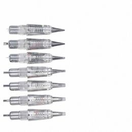 20//50//70pcs Schroef Tattoo Cartridge Naalden 1D 1R 2R 3R 3F 5R 5F 7R 7F voor PMU Wenkbrauw Lip Dermograph Naalden Chnt Naald 59A6 #