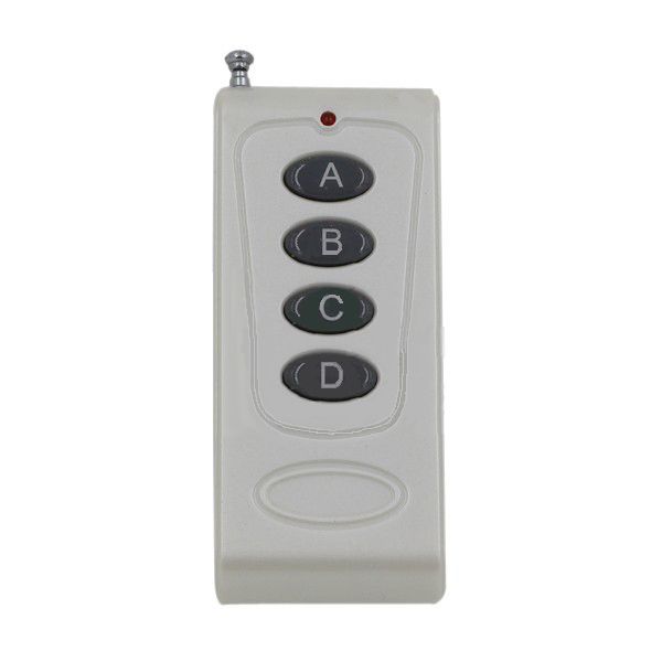 Freeshipping 20-500M Control remoto RF de alta potencia 4 teclas / Botones Transmisor 315mhz 433MHZ transmisor Control remoto inalámbrico