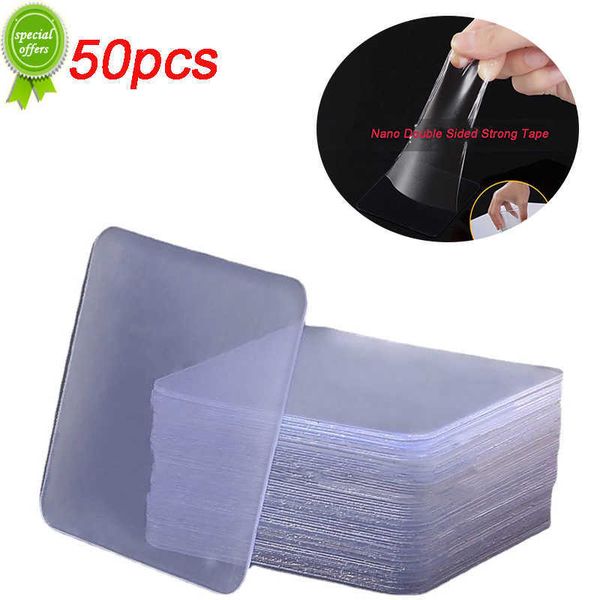 20/50 pièces Nano ruban étanche Transparent Double face ruban Stickers muraux résistant à la chaleur salle de bain décoration de la maison rubans