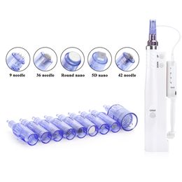 20/50 Pcs Vervanging Microneedle Cartridge Tips Micro Naalden Voor Mesotherapie Pistool Porie Dunner Teint Improvemen Relief Donker pijnlijke