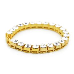 20.5 cm hoge kwaliteit glanzende grote 8mm strass miami cubaanse link ketting armbanden hiphop bling bling mannen vrouwen bangle pulsera