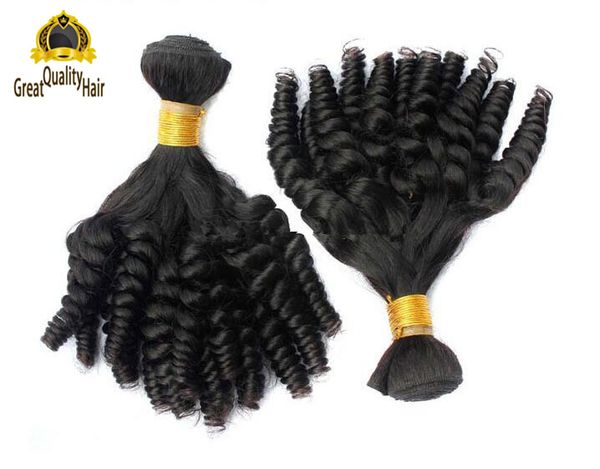 Livraison Gratuite Top Qualité 8A Armure De Cheveux Humains Espagnol Cheveux Bouclés Trame Cheveux Brésiliens Bundles Péruvien Malaisien Indien Cheveux