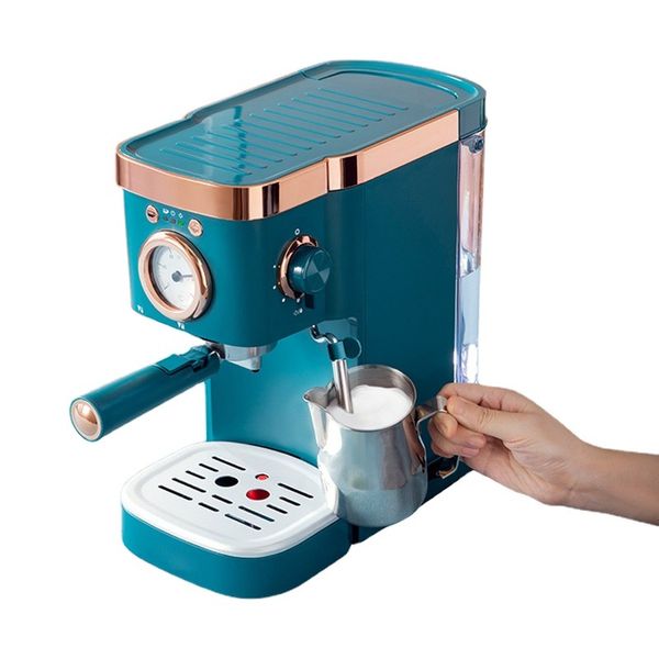 Máquina de café expreso de 20 Bar, Latte, capuchino eléctrico automático, cafetera italiana, Caldera, bomba de espuma de vapor, Espumador de burbujas de leche