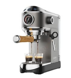 20 Bar semi-automatische koffiezetapparaat van BioloMix, met melkstoomopschuimer, voor espresso, cappuccino, latte en mokka