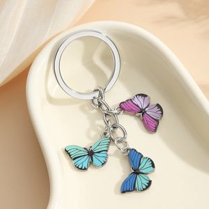 20 porte-clés de papillon utilisé pour les sacs petits cadeaux Keychains bijouterie Car clés Accessoires 240521