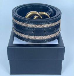 20 Color 2022 Cinturón de moda para hombre Hombres de lujo Diseñadores Mujeres Jeans Cinturones Serpiente Big Gold Hebilla Cintura Tamaño 95125cm con Box2753603