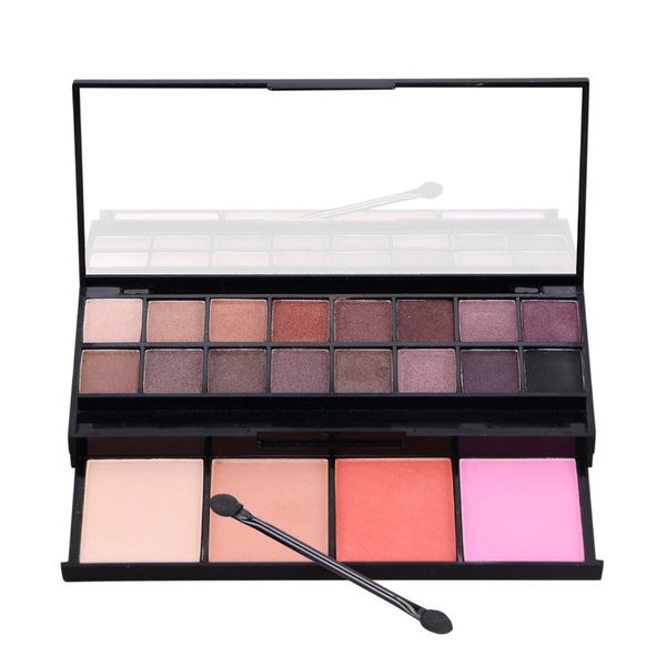 20 couleurs fard à paupières Palette Pro mat fumée Flash ombre à paupières fard à joues poudre Palette visage ombre cosmétiques maquillage ensemble