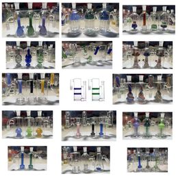 20 accesorios diferentes para fumar Ash Catcher con varios colores y diseños para cachimbas de vidrio, pipas de agua de 45 grados o 90 grados