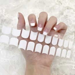 20 Vinger Potherapie Nagellak Zelfklevende Nagelstickers Ins Mode Japanse Koreaanse UV Gel Nail Sticker Nail Art Decoratie 240202