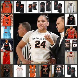 20 Gary Payton OSU Custom Oregon State Beavers College Basketball Jersey Andrea Aquino Noelle Manten Taya Corosdale Greta Kampschroeder Aj Marotte Jelena Mitrovic