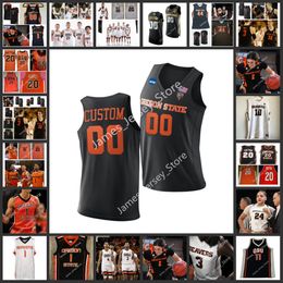 20 Gary Payton OSU Jerseys Custom Oregon State Beavers Baloncesto Jersey 0 Jorda Pope 1 Christian Wright 2 Nick Krass 4 Dexter Akanno 5 Justin Rochelin Tyler Bilodeau