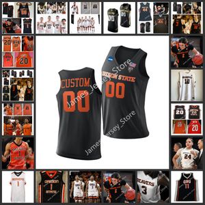 20 Maillots Gary Payton OSU Maillot de basket personnalisé Oregon State Beavers 0 Jorda Pope 1 Christian Wright 2 Nick Krass 4 Dexter Akanno 5 Justin Rochelin Tyler Bilodeau