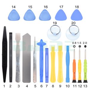 20 in 1 Reparatie Gereedschappen Kit Spudger PRY OPENING Tool Schroevendraaier Set voor iPhone iPad Samsung Mobiele Telefoon Handgereedschap Set