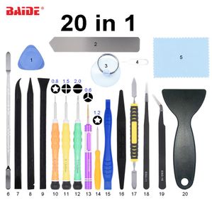 Kit d'outils de tournevis 20 en 1 0.6Y 0.8 1.2 ensemble de leviers Pentalobe pour iPhone Samsung téléphone batterie écran bricolage remplacer 50 ensemble/lot