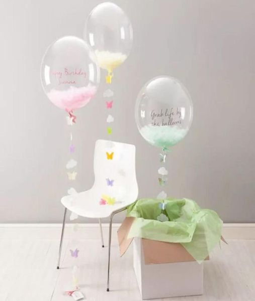 20 pouces 24 pouces 36 pouces Bobo Balons transparents transparents Mariage Mariage Hélium Boules gonflables Cadeaux Kids Party décor transparen8453356