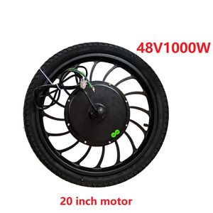 20 pulgadas 36v 48v 1000w BLDC tracción delantera rueda trasera motor de cubo de monopatín para neumático de rickshaw eléctrico