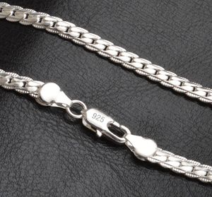 20 inch 5 mm trendy mannen 925 zilveren kettingketen voor vrouwen feest mode mode zilveren figaro ketting ketting jongen accessoires1653014