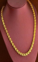 20 Zoll Kragenkette 18 Karat Gelbgold gefüllt Damen Herren Schlüsselbein Halskette Kette Geschenk Modeaccessoires261s2082657