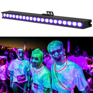 20 LED UV Violet Noir Disco Lumières DJ Par UV Lampe Pour La Fête De Mariage Xmas Bar Lampe Laser Stade Mur Rondelle Spot Lumière Rétro-Éclairage