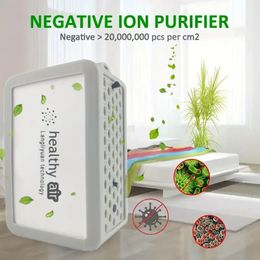 20 miljoen negatieve ionen draagbare luchtreiniger - USB oplaadbare, stille desktopreiniger voor thuis, op kantoor en kleine kamers - 3 modi voor stof, huidschilfers van huisdieren, rook en geuren