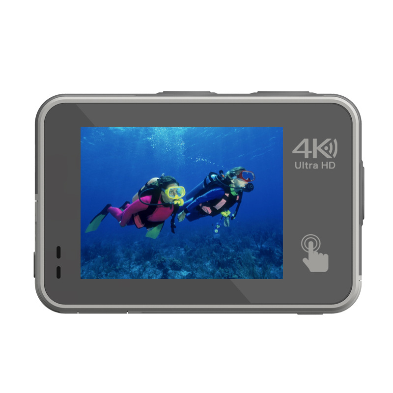 20 million pixel bare metal waterproof sports camera dual screen EIS anti shake sports camera