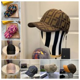 20 gemengde luxe designer baseball caps mode letter jacquard stoffen pet voor heren dames klassieke emmerhoed snapback hoeden motorkap muts casual accessoires