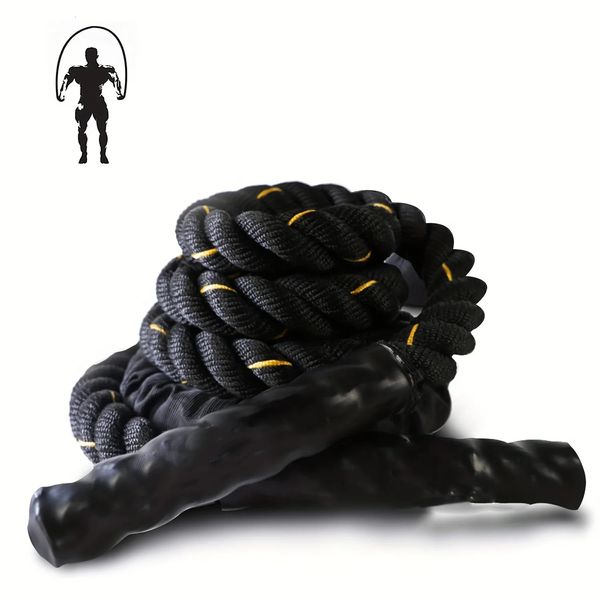 20 mm*3 m 2 lb Ropio de salto ponderado para fitness Cordida de salto pesado 10 pies Hombres Men Woming Battle Battle Ropes Entrenamiento de fitness Sking Rope 240418