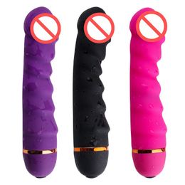 20 Modi Dildo Vibrator Soft Siliconen Realistische Penis G-Spot Clitoral Stimulator Vrouwelijke masturbator Volwassen seksspeeltjes