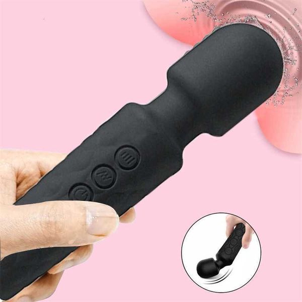 Vibrador sexual de 20 modos para mujer, consolador de 18 tiendas, masturbadores anales femeninos, accesorios exóticos, palo Av Sexy