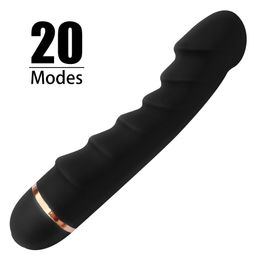 20 Modi Vibrator Soft Silicone Dildo Realistische Penis Strong Motor GSPOT Clitoral Stimulator Vrouw Masturbator Volwassen Sex Toys 240524
