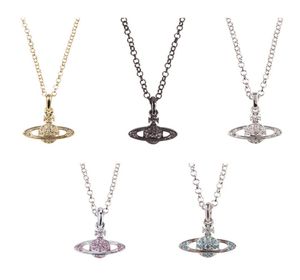 20 Nouveau collier féminin à la mode Mère enne enne Saturn Perle Collier Clavicule Chaîne Punk Atmosphère9666632