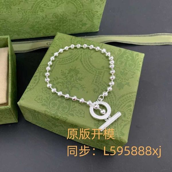 20% de réduction 2023 nouveau luxe de haute qualité bijoux de mode pour argent voiture fleur perle Bracelet Simple Couple en ligne rouge même cadeau