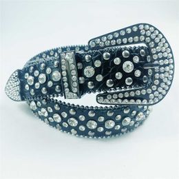 20% de réduction sur le designer Nouveau diamant de balle brillante incorporer la ceinture de cuir masculine pour femmes