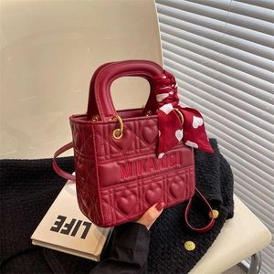 20% korting op het bruiloft van designer Red Bride Nieuw cadeau voor beste vriend grote capaciteit handheld Crossbody prinses Dai Bag