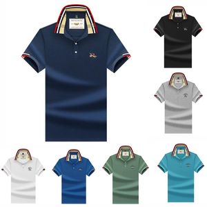20 Off ~ Man Camisetas Polo Bordado de manga corta Moda de algodón Cabres de ropa para hombres casuales 100% M-4XL S