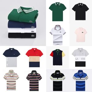 20 OFF ~ Hombres de alta calidad Empresa de ocio Polos diseñador cocodrilo lacos polo mans homme camisa de verano bordado camisetas street sh s