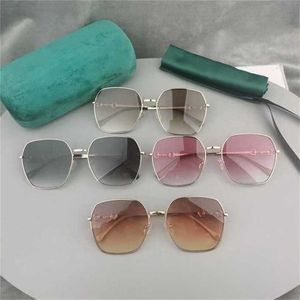 20% de réduction sur les nouveaux titres de cheval de haute qualité boucle irrégulière polygonale femme famille 0882 lunettes de soleil en métal disponible