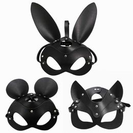 20% OFF Ribbon Factory Store Coiffe à effet d'animation en cuir Oreilles de chat (Pain cuit à la vapeur en forme d'oreille de chat) Masque de lapin femme jeu de rôle