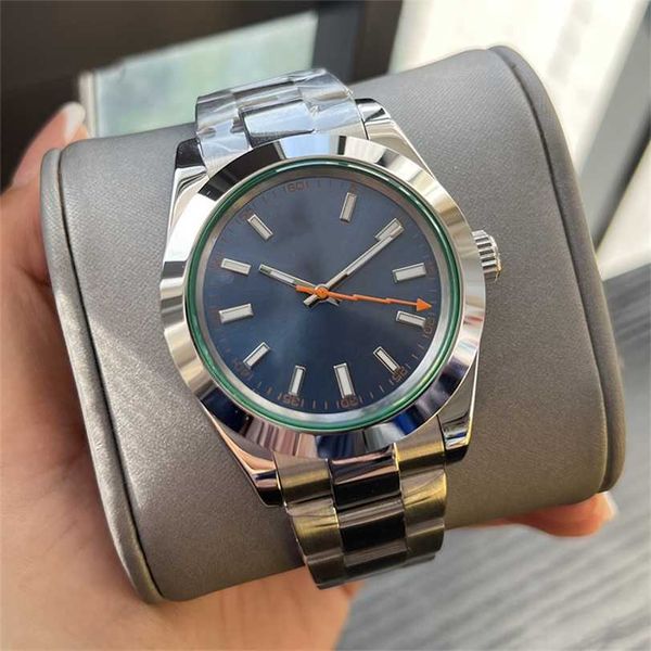 20% de réduction montre montre antimagnétique homme cadran blanc automatique 40mm acier inoxydable 904L bracelet argent saphir miroir boucle pliante lumineux 100m milgaus AAA